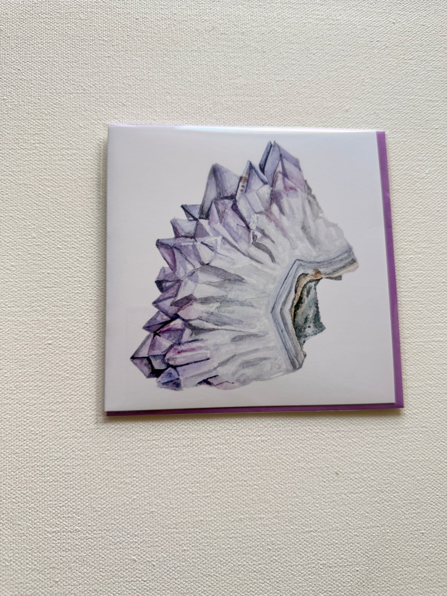 Blank Occasion Card Amethyst