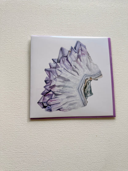 Blank Occasion Card Amethyst