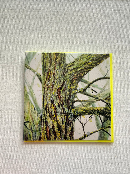 Blank Occasion Card Rainy Day Fireflies