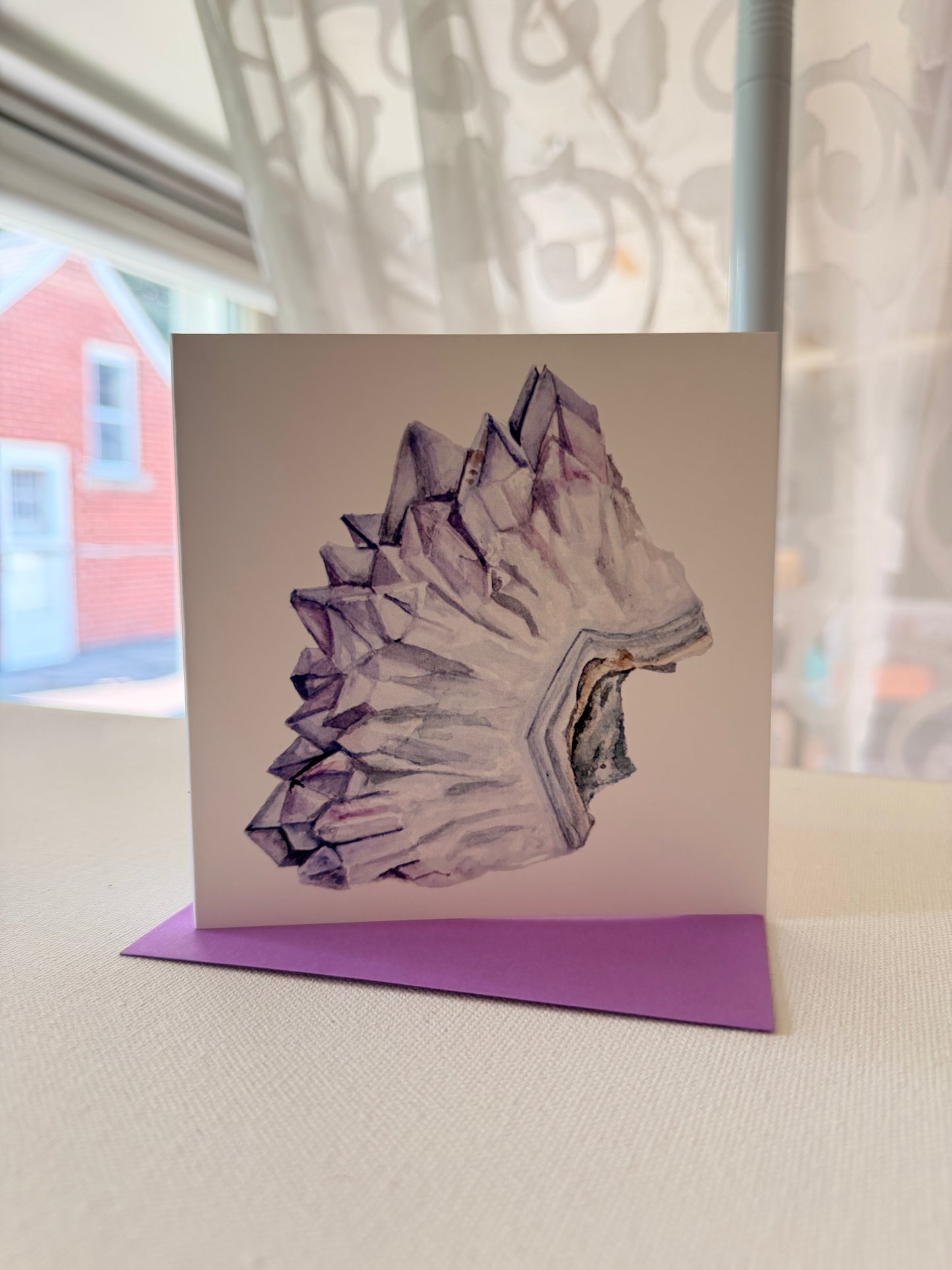 Blank Occasion Card Amethyst