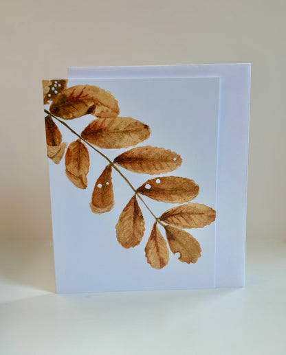 Occasion Card (Dried Leaves)