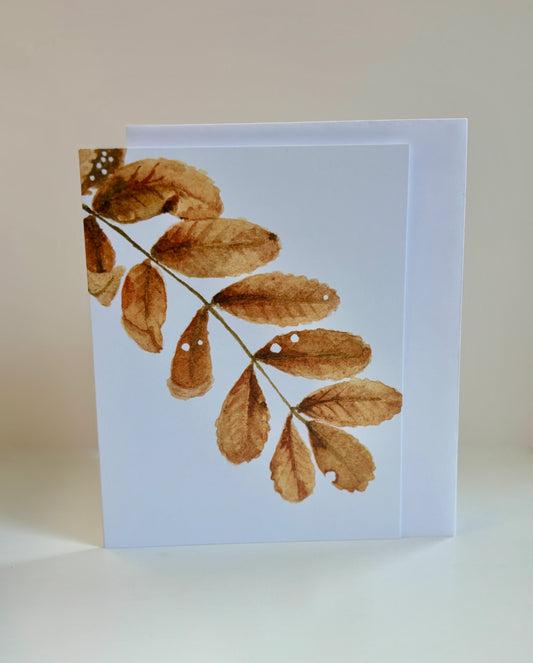 Occasion Card (Dried Leaves)